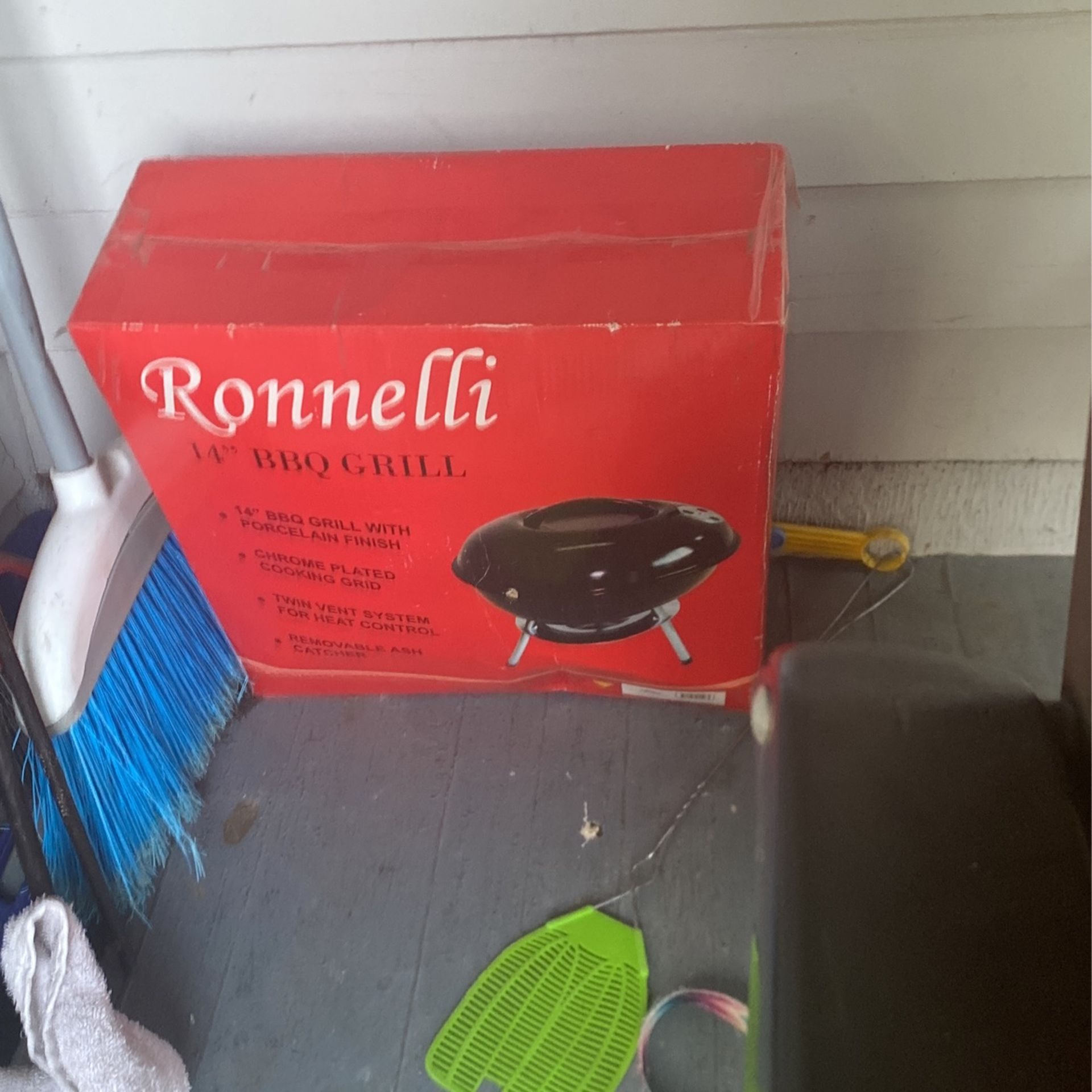 Brand new barbecue pool