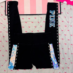 ✨️ STUNNING Victoria’s Secret PINK BLING leggings– Sparkle Everywhere ✨️