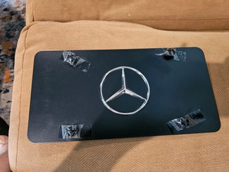 Mercedes-Benz Black License Plate