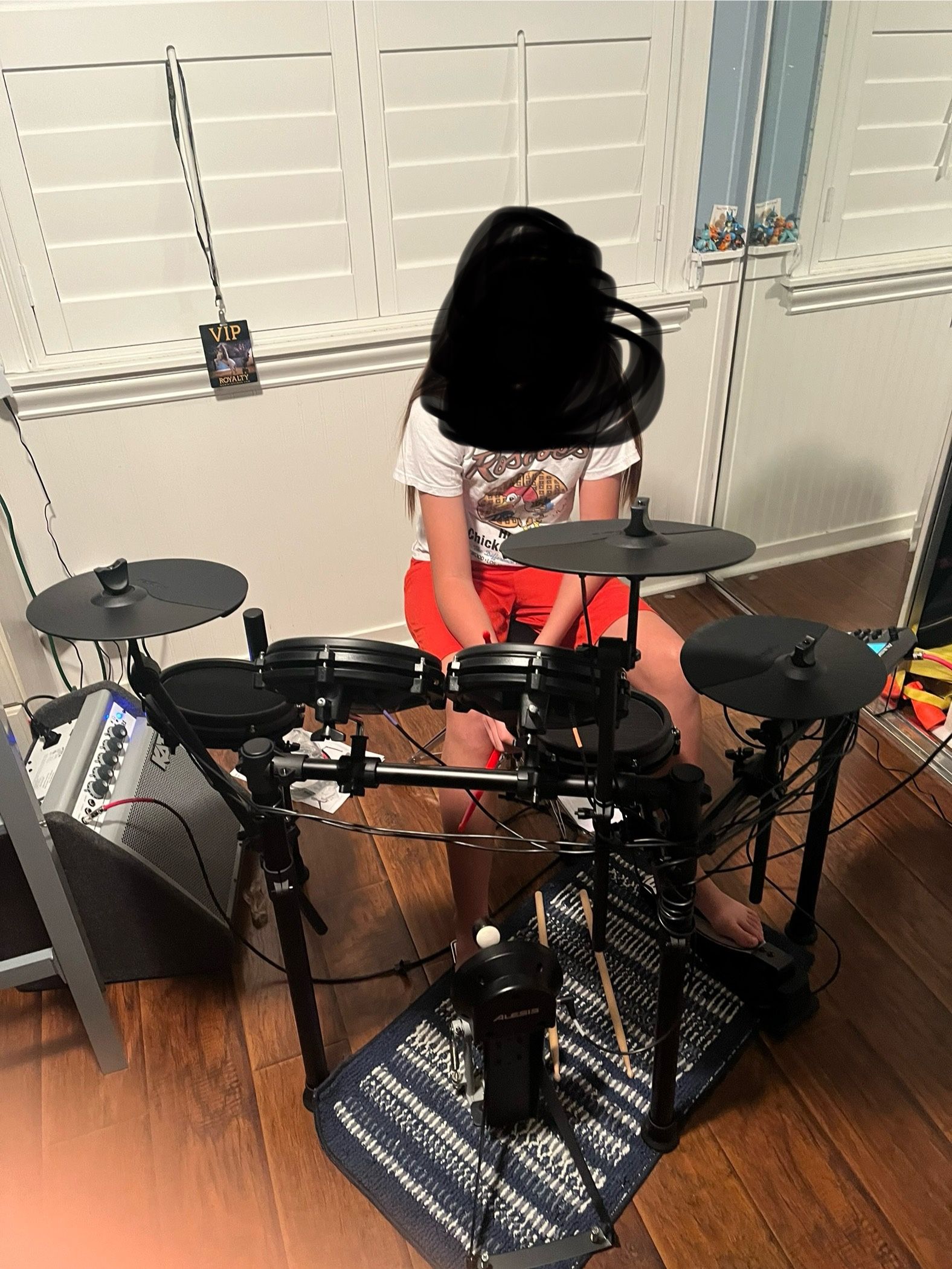 Alesis Electric Drum Set With Seat and Amp