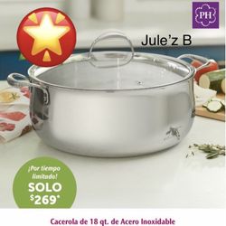 Princess House. Cacerola De 18 Qts Tri-ply Nueva en Su Caja 