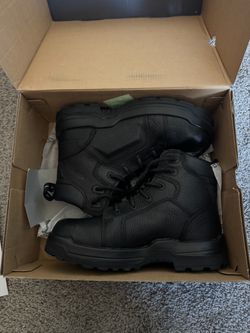 Rockport Works Black Work Boots