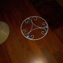 10" Plant Stand With Wheels