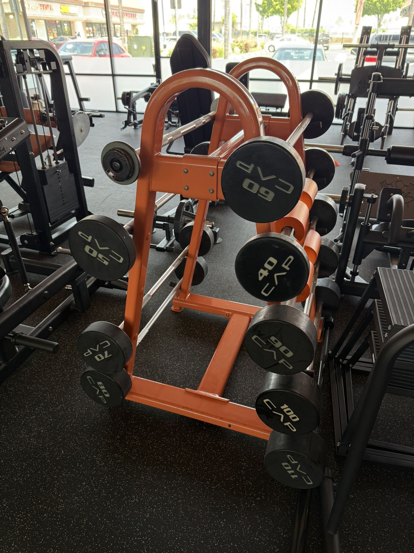 Barbell Set With Rack