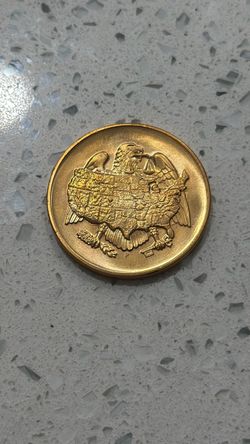 Philadelphia Mint Bronze Medal 1 5/16 Inch