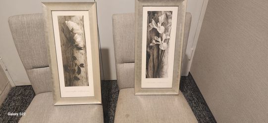 Set of 2 Driftwood Irises" art print by photographer Sondra Wampler