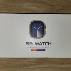 S9 Watch with Orange Band
