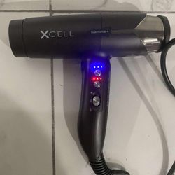 Gamma+ XCell Professional Hair Dryer Corded 1600 Watt Ergonomic Ionic Technology