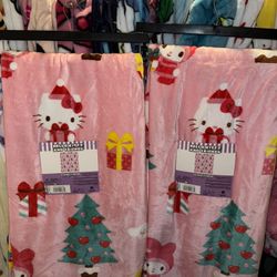 Hello Kitty Christmas Blanket