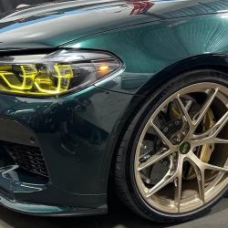 HM CSL Yellow DRL LED Headlight Module Set - F90 M5 | G30 5-Series
