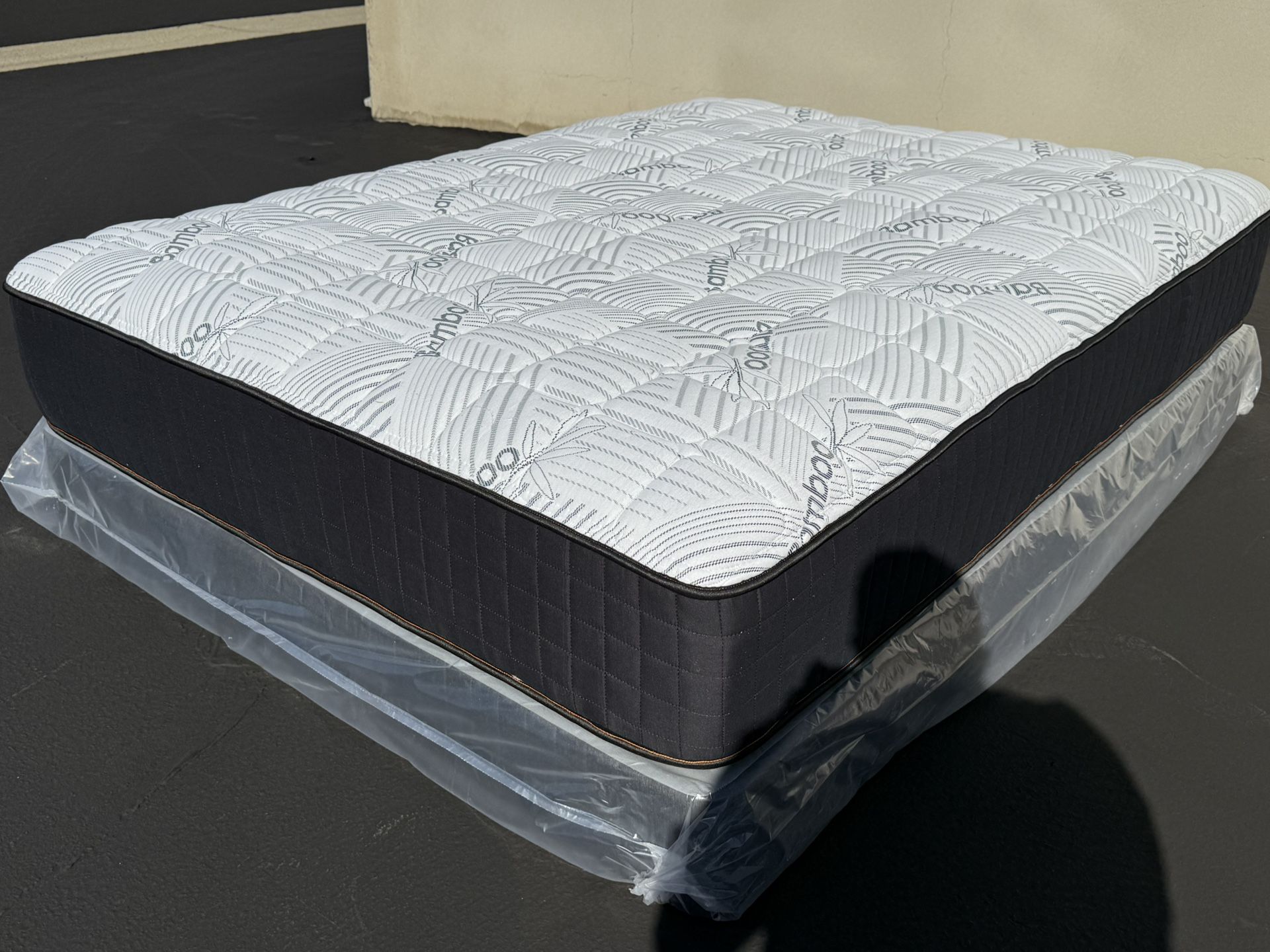 Full Royal Bamboo Supreme Mattress And Boxspring! Furniture