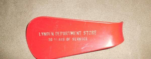 LDS Lynden Department Store shoehorn $5 Everson Washington 98247