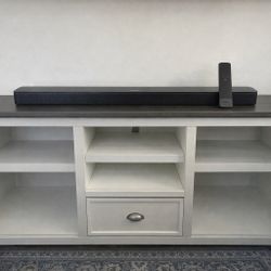 Gray Rustic TV Stand 