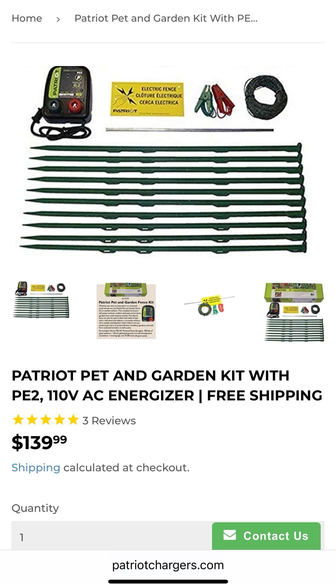 new electric fence for pets and garden