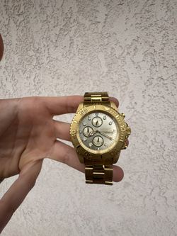 Invicta Diver Chronograph Gold Watch