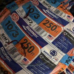 Romex Wire 10/3 250fr Copper Wire New Roll
