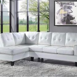 White Sofa Sectional FINANCING AVAILABLE 