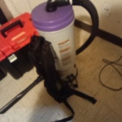 Back pack vacume