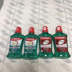 4 Colgate Total Mouthwashes