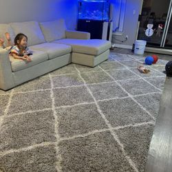 Huge high-pile carpet Rug 10*14