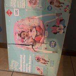 Baby Girl Minnie Toddler Rocker 