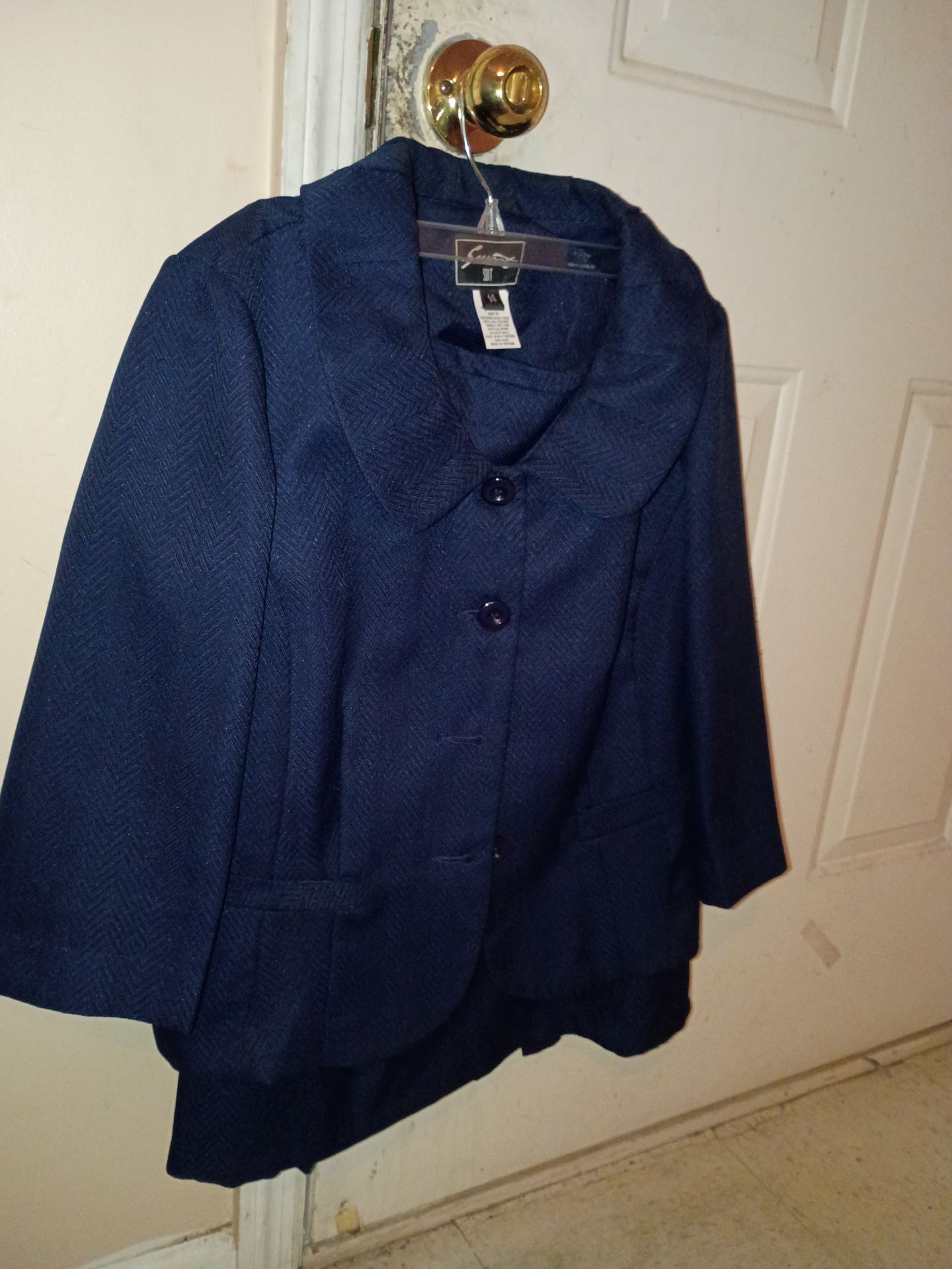 Black dress,and navy blue 2 piece skirt set