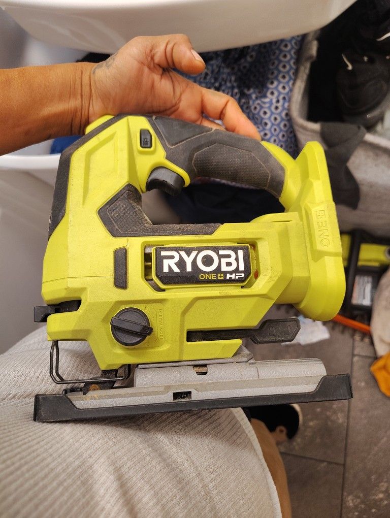 Ryobi One 18v Hp BRUSHLESS Cordless Orbital Jigsaw Tool