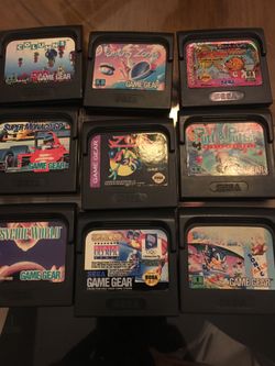 Game gear bundle $6 dollars each or all for $80