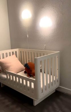 Crate & Barrel Convertible Crib – White | $350 (OBO)