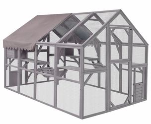 Air52-M Walk-in Cat Enclosure AIR52, Outdoor Cat Run - X Large
