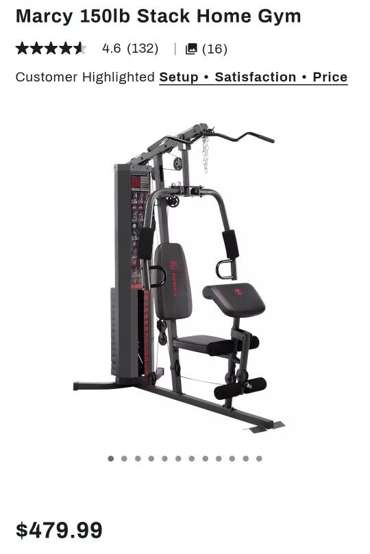 Mercy 150lb Stack Home Gym