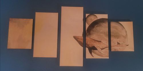 Custom Gojira "From Mars to Sirius" 5-Panel Split Canvas Set