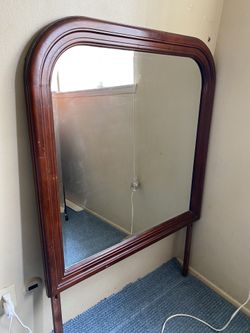 Wood Dresser Mirror
