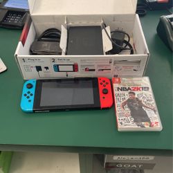 Nintendo Switch With Game Bundle