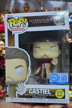 Funko Pop! Vinyl: Supernatural - Castiel (Glow) Exclusive #1840 W/ Protector