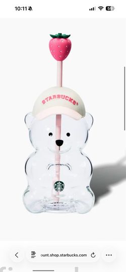 Pink bearista cup
