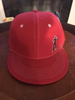 Red Los Angeles Angels Snap Back Hat