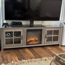 TV Stand w/ Fireplace