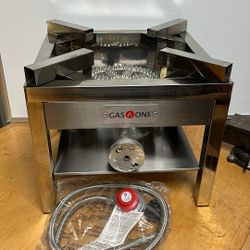 Gas One Stainless Steel High Pressure Propane Cooker