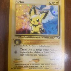 Pokemon Pichu Neo Genesis 12/111 Unlimited Holo Rare MP/HP