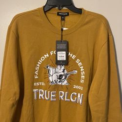 NWT True Religion Sweatshirt Large. No Deliveries 