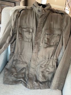 Linen Jacket, Size Medium