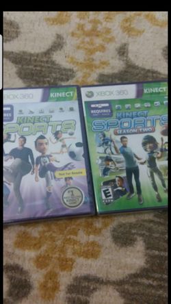 Two Xbox 360 Kinect Sports Games brand new never opened