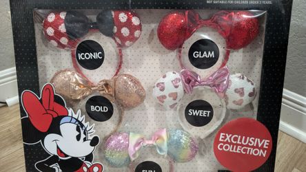 Lot 1 Disney Minnie Mouse Ears Headband Set – Exclusive Collection