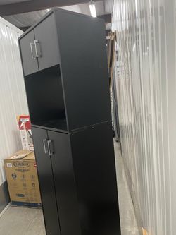 Black storage cabinet for sale