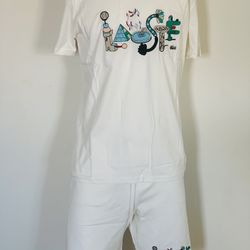 Lacoste 2 piece short outlets set