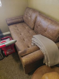 Leather Loveseat