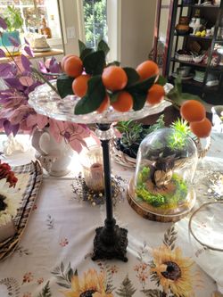 Pedestal cake plates or risers (see pricing below)