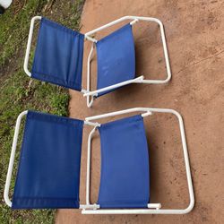 2 Beach Chairs At 15 Dollar Each One