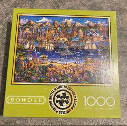 Buffalo Dowdle 1000-Piece Landscape Jigsaw Puzzle, Interlocking Cardboard, 17+
